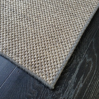 70cm x 1mtr Granite Rustic Sisal with Donkey Overlock Border $60